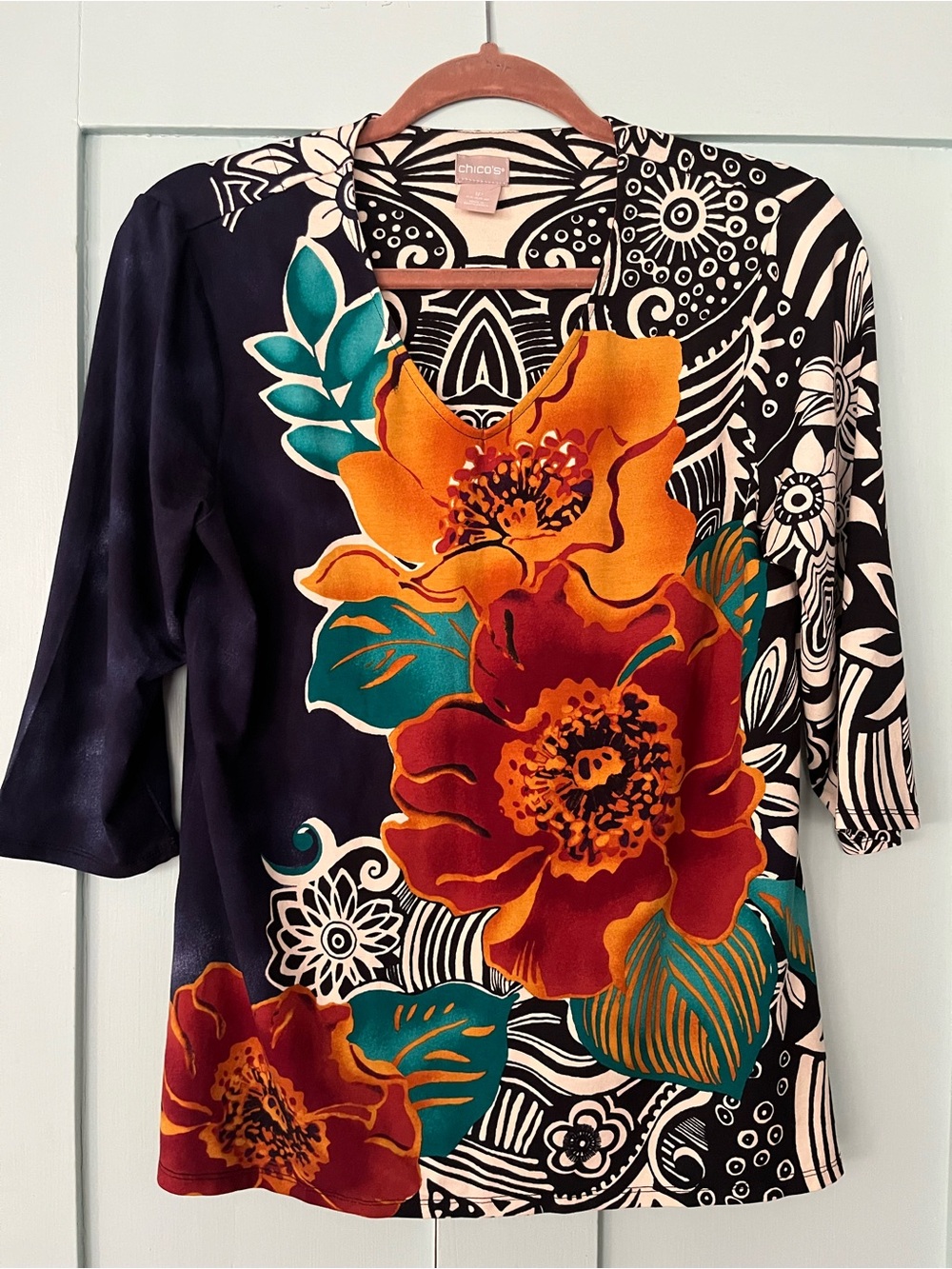 Chicos colorful blouse